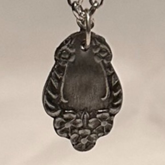 Unique Handcrafted/Handmade Spoon/Silverware Pendant with Necklace - Picture 2 of 4